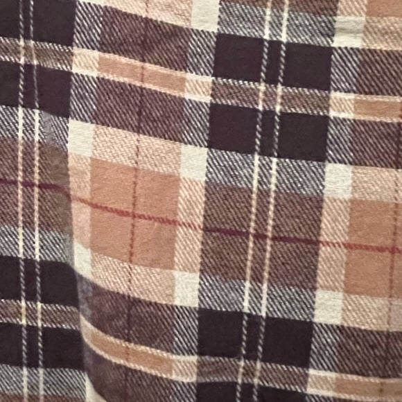 URBAN OUTFITTERS Urban Renewal Flannel Wrap Dress (Burberry Plaid type Pattern) - Picture 6 of 6